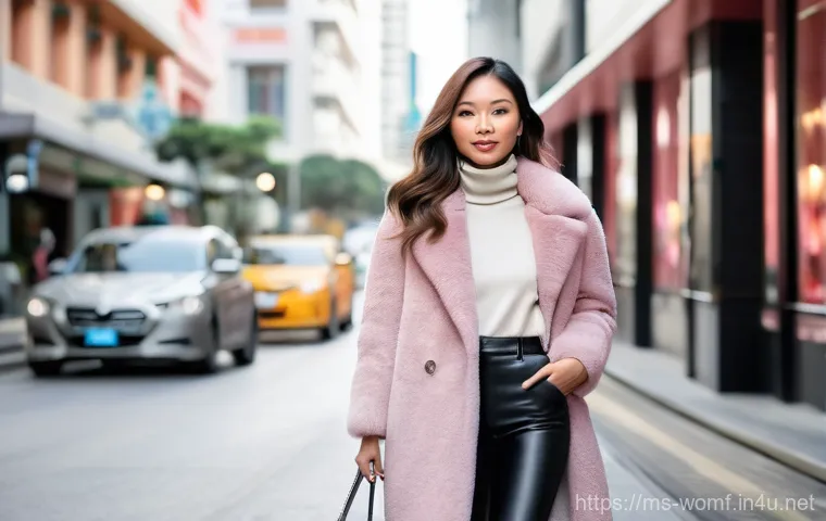 여성 겨울 퍼코트 추천 - Image Prompt 1: Effortlessly Chic Oversized Faux Fur Look** 여성 겨울 퍼코트 추천 - Image Prompt 1: Effortlessly Chic Oversized Faux Fur Look**