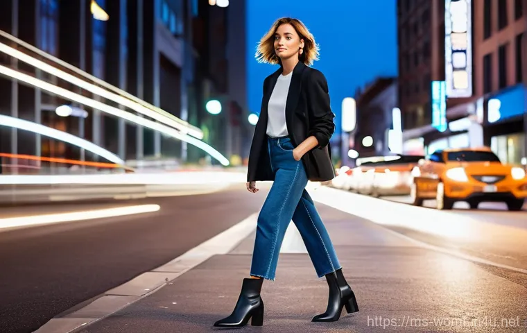 겨울 여성 부츠 브랜드 - Image Prompt 1: Versatile Ankle Boots for Urban Chic** 겨울 여성 부츠 브랜드 - Image Prompt 1: Versatile Ankle Boots for Urban Chic**